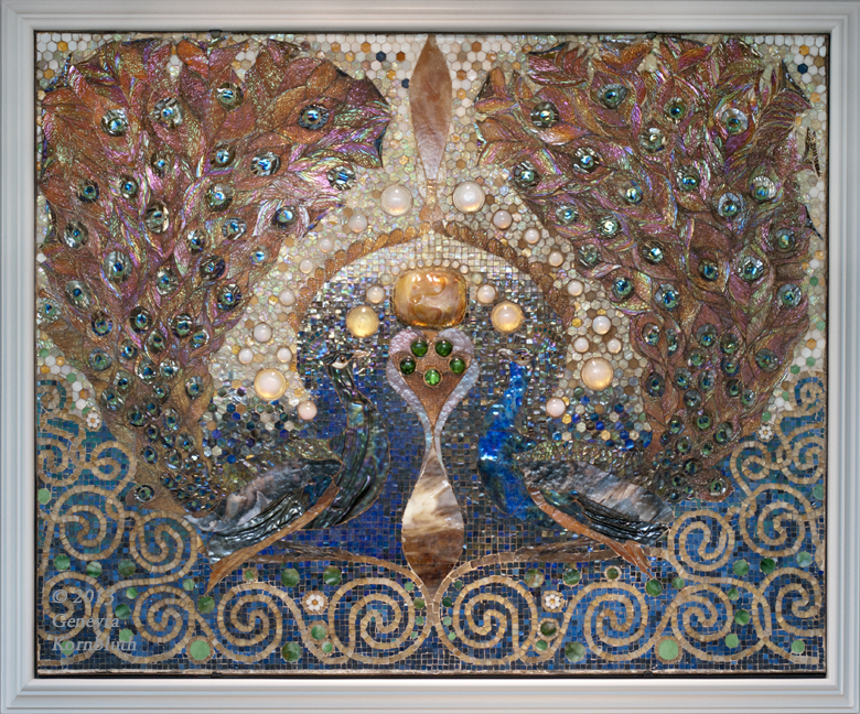 Louis Comfort Tiffany Peacock Mosaic From Entrance Hall of -  Finland