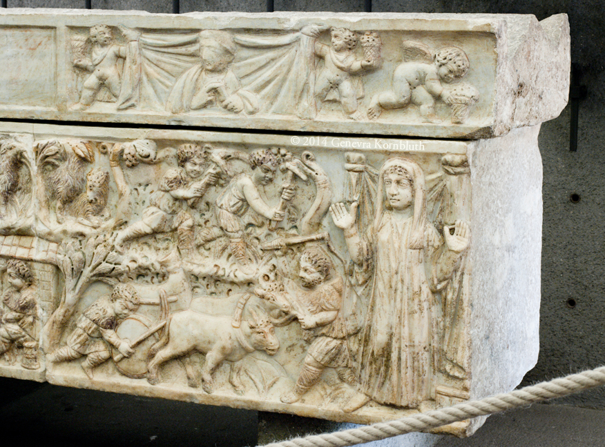 Kornbluth Vatican pastoral sarcophagus 31485 archive